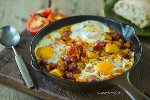 Smoked Chorizo Hash brunch recipe